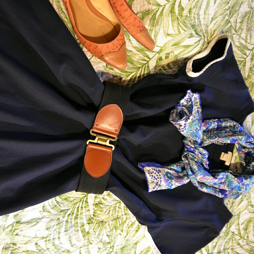 Navy Blue J. Crew Dress